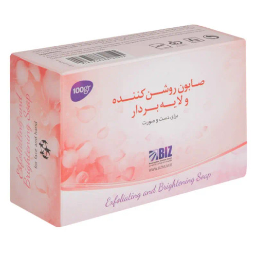 صابون روشن کننده و لایه بردار بیز