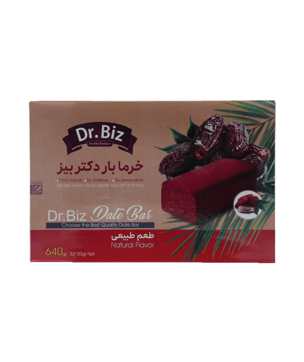 خرید خرما بار طبیعی دکتر بیز 32 عددی