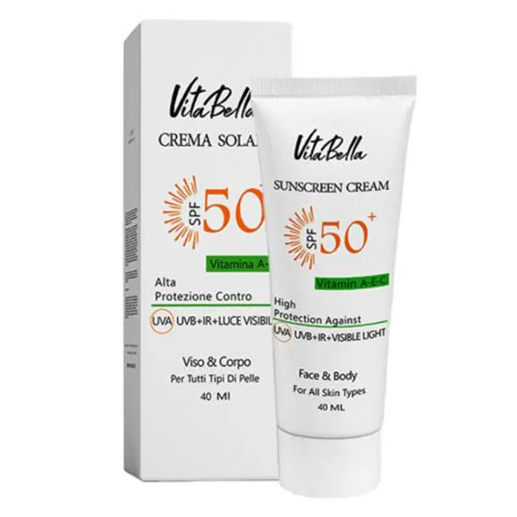 کرم ضد آفتاب SPF50 ویتابلا حجم 40 میلی لیتر